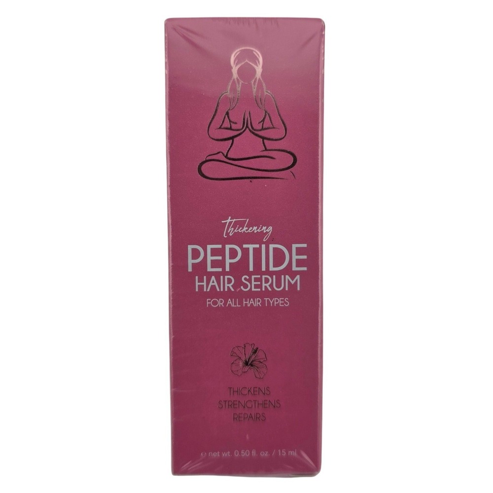 Karma Beauty Thickening Peptide Hair Serum 0.50 oz 15ml All Hair Types NIB